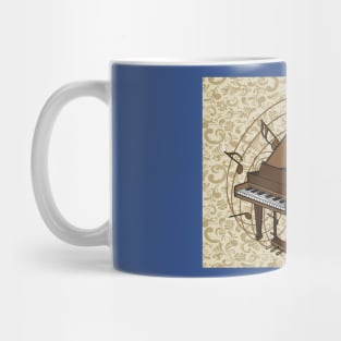 Proud Pianist Piano Lovers Wing Mug